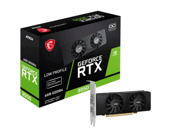 GRAFICA MSI RTX 3050 LP 6 GB OC / DP - 2xHDMI / 912-V812-025