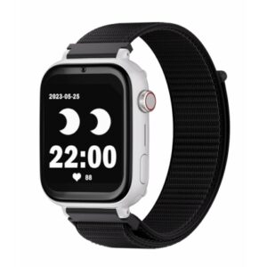 RELOJ SMARTWATCH SAVEFAMILY SAVEWATCH PLUS BLANCO CORREA TELA NEGRA / 4G / 1.85" TACTIL / GPS / LLAMADA / WHATSAPP / VIDEOLLAMADA / CAMARA 1 Mpx / BOTON SOS / WATERPROOF / IP67 / GPSSWPBLANCTELNEGR