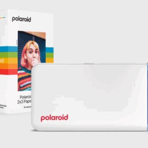 IMPRESORA POLAROID HI PRINT 2X3 POCKET PHOTO WHITE  STARTER SET / 2 PACK DE 20 UND. / 620mAh / BLUETOOTH / COMP. IOS 12.2 O SUPERIOR Y ANDROID 7 O SUPERIOR / 06152