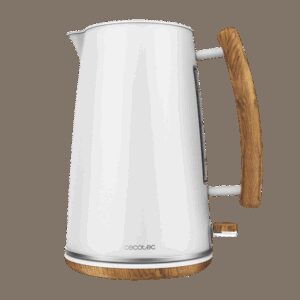 HERVIDOR DE AGUA CECOTEC THERMOSENSE 400 WHITE WOODY / 3000W / 1.7L / 01480