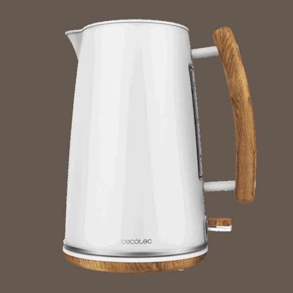 HERVIDOR DE AGUA CECOTEC THERMOSENSE 400 WHITE WOODY / 3000W / 1.7L / 01480