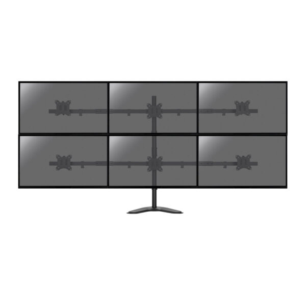 SOPORTE SEIS BRAZOS MESA MONITOR KIMEX 17"-32" / VESA 75 - 100 / PEANA / 015-1156
