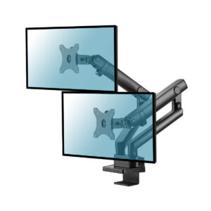 SOPORTE BRAZO INDEPENDIENTES 2 MONITOR KIMEX 13"-32" FULL MOTION / VESA 75 - 100 / 015-2302