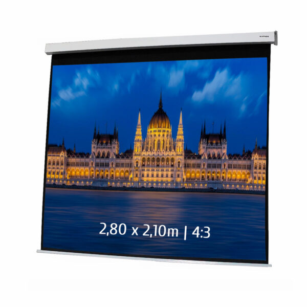 PANTALLA PROYECTOR MURAL ELECTRICA KIMEX 2.80x2.10 4/3 / 042-3407