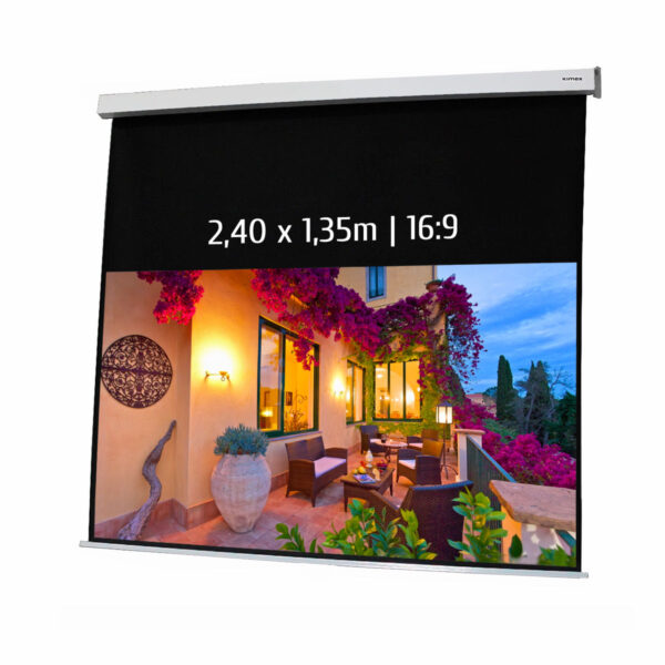 PANTALLA PROYECTOR MURAL ELECTRICA KIMEX 2.40X1.35 16/9 / 042-3415
