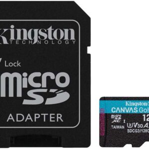 MEMORIA MICROSD 128GB V30 U3 CLASE 10 / LECTURA HASTA 170 MB/S - ESCRITURA HASTA 90 MB/S