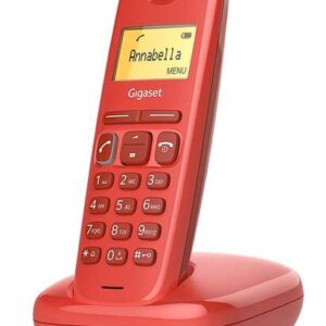 TELEFONO INALAMBRICO SIEMENS GIGASET A170 DECT ROJO S30852-H2802-D206