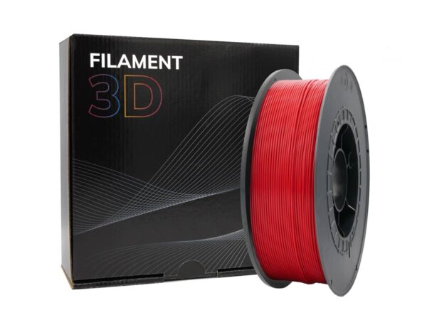 FILAMENTO 3D PLA ROJO 1.75mm 1 Kgr