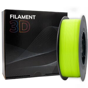 FILAMENTO 3D PLA AMARILLO FLUORESCENTE 1.75mm 1 Kgr