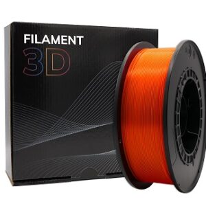 FILAMENTO 3D PLA NARANJA FLUORESCENTE 1.75mm 1 Kgr
