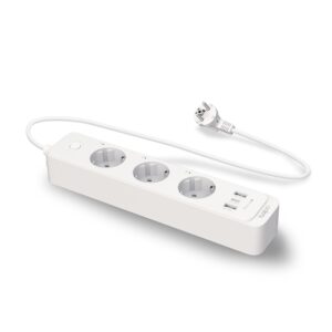 REGLETA TP-LINK TAPO P300 INTELIGENTE WIFI / 3 X SHUCO - 2 X USB / 18W / CONTROL POR VOZ / CONTROL INDIVIDUAL / APP /