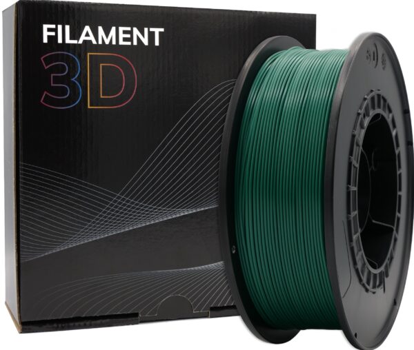 FILAMENTO 3D PLA VERDE OSCURO 1.75mm 1 Kgr