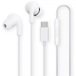AURICULARES C/MICROFONO XIAOMI MI DUAL DRIVER EARPHONES BLANCO ESTEREO USB-C / ANC / CONTROL EN CABLE / IPX4 / BHR8931GL