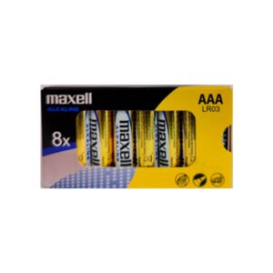 PILAS ALKALINAS AAA PACK 8 PILAS