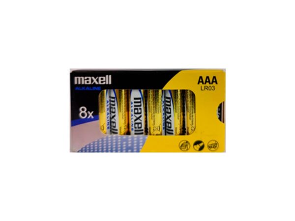 PILAS ALKALINAS AAA PACK 8 PILAS