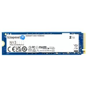 DISCO DURO SSD M.2 2.0 TB KINGSTON  NV3 / 2280 / PCIe 4.0 NVMe / SNV3S/2000G