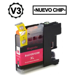 TINTA GENERICA BROTHER MAGENTA DCP J100 / J105 / J132W / J152W / J552DW / J752DW / MFC J245 / J470DW / J650DW / J870DW / MFC-J4410DW / 4510DW  600PAG. (LC123M-CP)
