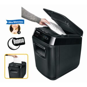 DESTRUCTORA FELLOWES 200C AUTOMATICA / NIVEL DE SEGURIDAD P-4 / CORTE PARTICULAS 4X38 / 32 LITROS / PN: 4653601