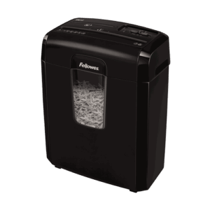DESTRUCTORA FELLOWES 8Cd / MAX. 8 HOJAS / MINI CORTE 4X35 / NIVEL DE SEGURIDAD P-4 / 14 L / P/N: 4692101