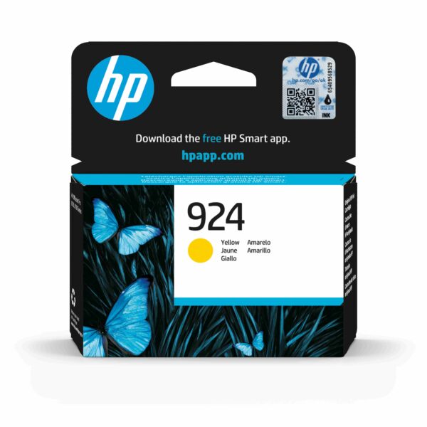 TINTA HP Nº 924 AMARILLA OFFICEJET PRO 8120 / 8130 / (4K0U5NE)