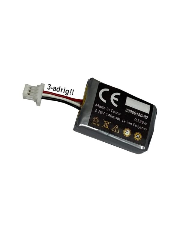 BATERIA ADICIONAL PARA POLY / PLANTRONICS CS540 3 CONTACTOS / P/N: 86180-02 / 784Q3AA