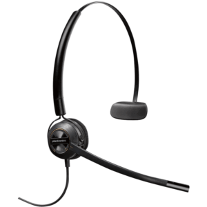 AURICULAR MONOAURAL PLANTRONIC ENCORE HW540 / GANCHO- BANDA NUCA- DIADEMA - ALMOHADILLA CUERO / 88828-02 (783P1AA#ABB)