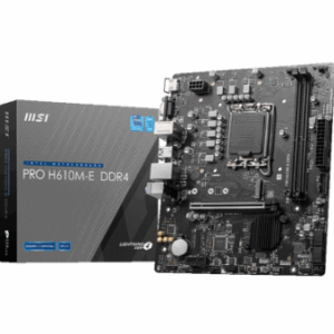 PLACA BASE MSI PRO H610M-E D4 1700 / 2XDDR4 / HDMI-VGA / 911-7D48-007