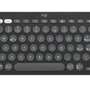TECLADO LOGITECH PEBBLE KEYS 2 K380X / GRAFITO / RF / BLUETOOTH / TECLAS PERSONALIZABLES / 920-011827