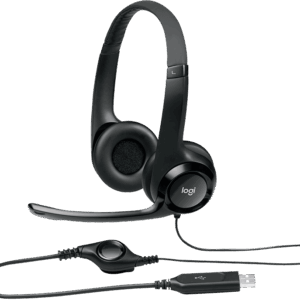 AURICULARES C/MICROFONO LOGITECH HEADSET H390 USB /  981-000406