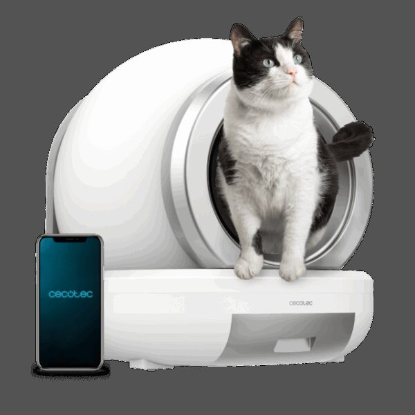 ARENERO PARA GATOS CECOTEC PUMBA 7000 COMPACT CONNECTED / AUTOLIMPIEZA / TRIPLE SISTEMA DE DESODORIZACION / WIFI / SENSOR INFRARROJOS / A01_EU01_103272
