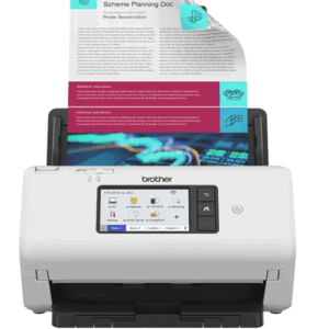 ESCANER BROTHER DOCUMENTAL ADS-4700w / DUPLEX / HASTA 1200X1200ppp / 80ppm NEGRO Y COLOR/ ADF HASTA 80 HOJAS / COMPATIBLE CON KOFAX / ESCANEA PDF-JPEG-TIFF / COMPATIBLE TWAIN-WIA / USB 3.0 / ETHERNET / WIFI