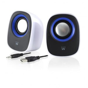ALTAVOZ EWENT ESCRITORIO 2.0 USB / NEGRO-BLANCO / EW3513