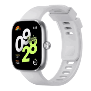 RELOJ SMARTWATCH XIAOMI REDMI WATCH 4 BLANCO 1.97" BLUETOOTH / RESITENTE AGUA 5ATM / BHR7848GL