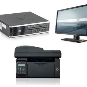 BUNDLE EQUIPO REACONDICIONADO HP 8300 SFF PRO + MONITOR REACONDICIONADO HP ZR2449w 24" + MULTIFUNCION PANTUM M6550NW + TECLADO/RATON