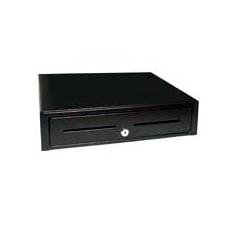 CAJON PORTAMONEDAS 410X410 NEGRO 4 BILL./8 MON.