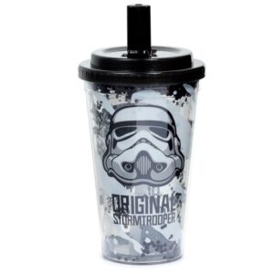 VASO PLASTICO INASTILLABLE STAR WARS SOLDADO IMPERIAL STROMTROOPER / 500 ml