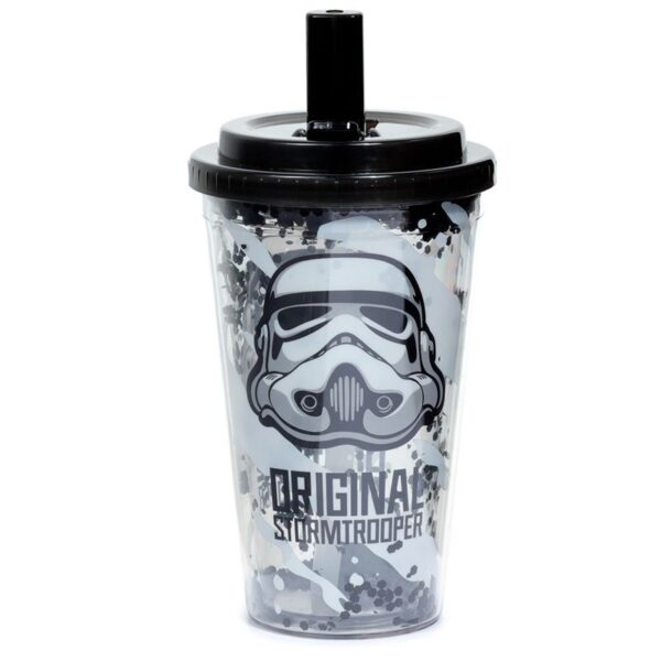 VASO PLASTICO INASTILLABLE STAR WARS SOLDADO IMPERIAL STROMTROOPER / 500 ml