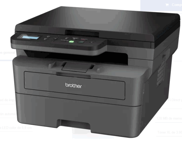 MULTIFUNCION BROTHER DCP-L2620DW MONOCROMO LASER / IMPRESORA COPIADORA ESCANER / 32PPM / DUPLEX IMPRESION / USB / WIFI