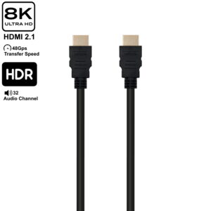 CABLE HDMI M-M 1.5 M. EWENT 8K 60 Hz / 4K 120 Hz / 2.1 / HDR / EC1319