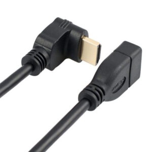 ADAPTADOR EWENT HDMI MACHO 270º A HDMI HEMBRA FLEX / 0.15m / 4K / EC1339