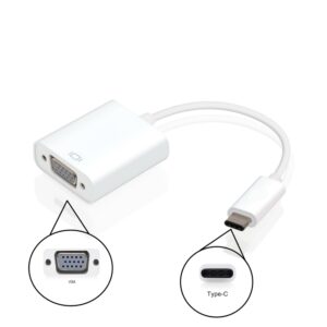 ADAPTADOR EWENT USB 3.1 TIPO C A VGA HEMBRA / FULLHD 1080P / EW-139500-001-N-P / EC1050