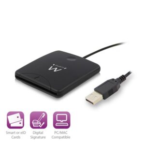 LECTOR TARJETAS INTELIGENTE EWENT DNI USB 2.0 / COMPATIBLE CON DNI 3.0 / EW1052