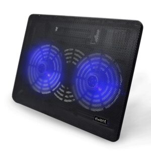 DOCKING SOPORTE PORTATIL EWENT / HASTA 17" / 2 X VENTILADOR / EW1256