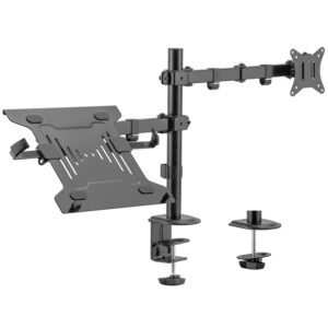 SOPORTE BRAZO MONITOR Y PORTATIL EWENT / HASTA 34" / PORTATIL HASTA 15.6" / HASTA VESA 100X100 / EW1519
