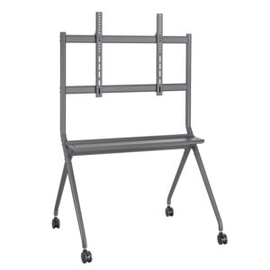SOPORTE TV EWENT 50" A 86" SUELO CON RUEDAS / PARA TV PESADAS Y PIZARRAS INTERACTIVAS / MAX.120KG / ESTANTE MULTIMEDIA / EW1542