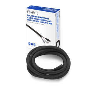MANGUITO POLYSTER EWENT PARA GESTION CABLE CON AUTO-CIERRE / 3000X13 mm / ORGANIZA Y PROTEGE LOS CABLES / EW1559