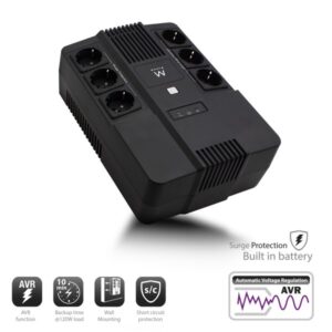 UPS EWENT INTERACTIVA 600VA / 360W CON SCHUKO EW3945