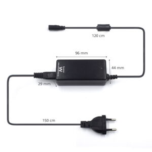 CARGADOR UNIVERSAL EWENT PORTATIL PEQUEÑO AUTOMATICO 45W / INCLUYE 8 PUNTAS / EW3962