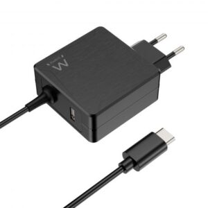 CARGADOR EWENT UNIVERSAL TIPO-C 45W AUTOMATICO USB-A ADICIONAL / EW3979