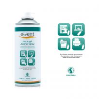 BOTE PULVERIZADOR DE ALCOHOL ISOPROPIILICO EWENT 400 ML. / ESPECIFICO PARA LIMPIEZA DE PLACAS ELECTRONICAS / EW5611